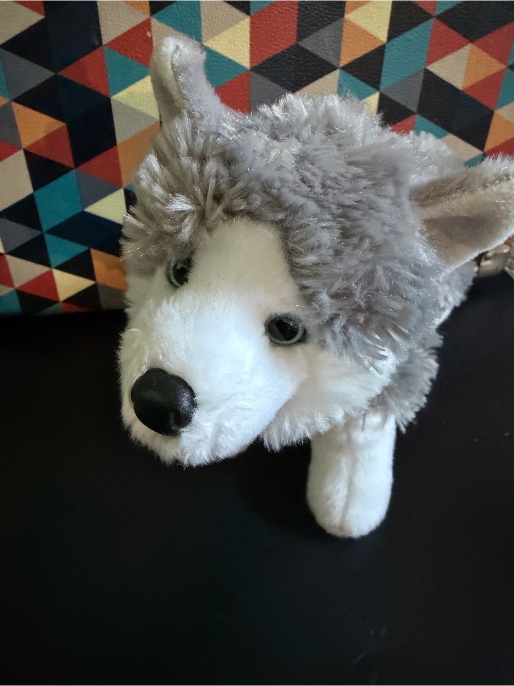 Douglas Toys Nikita Husky Wolf Plush Gray & White Stuffed Animal Collectible Toy